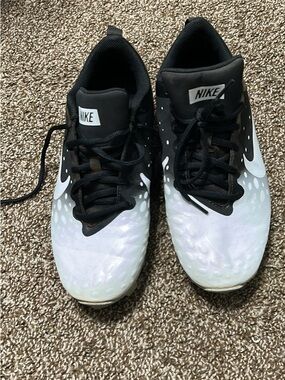 Nike Women’s Black and White Softball cleats